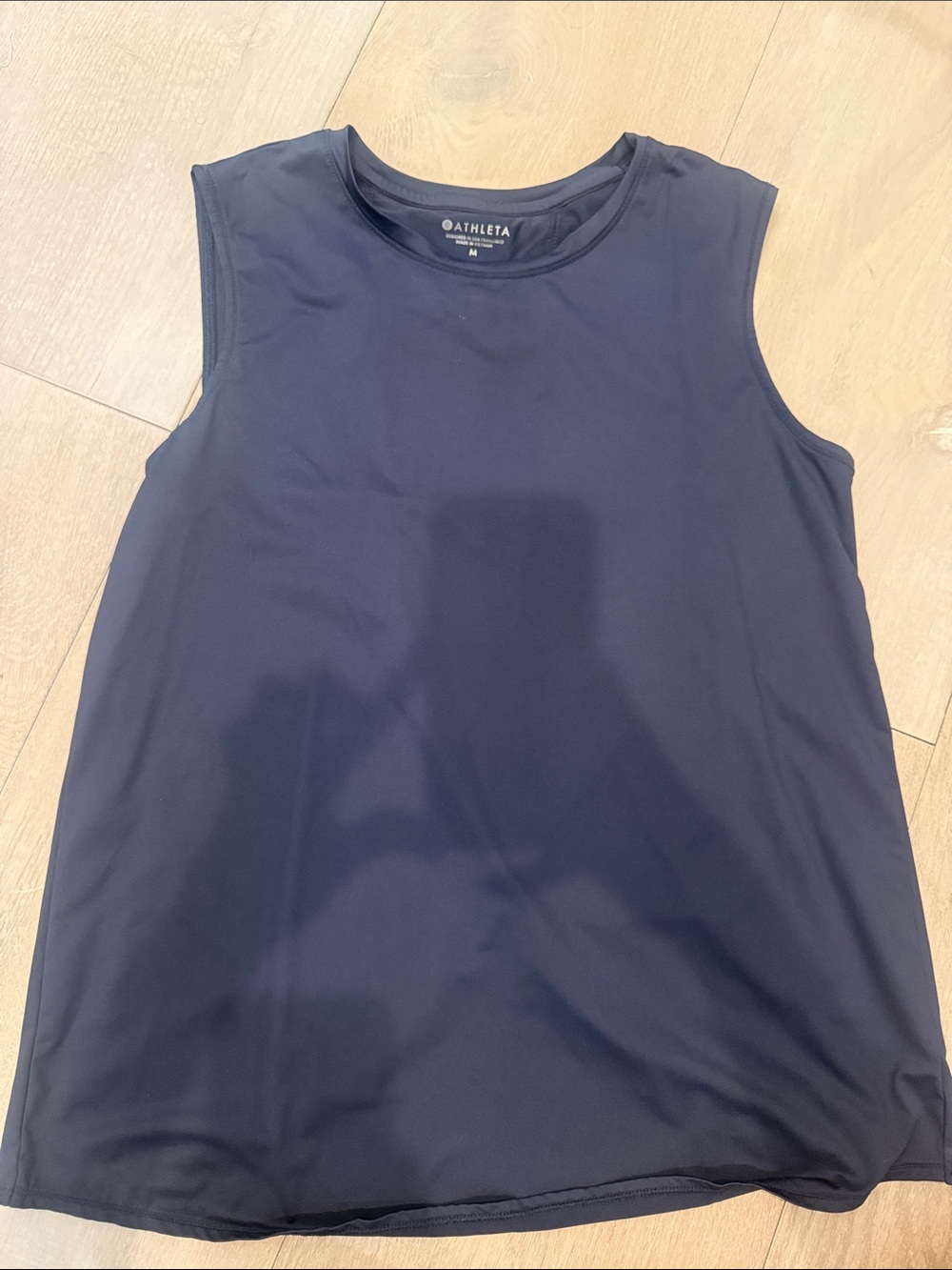 Athleta Navy Performance Sleeveless Tank LIKE NEW size M